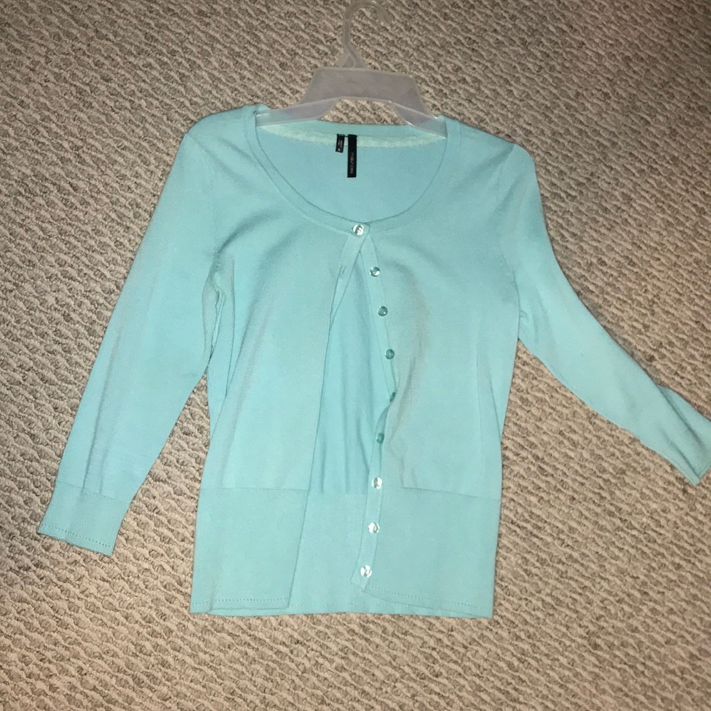 Light blue cardigan